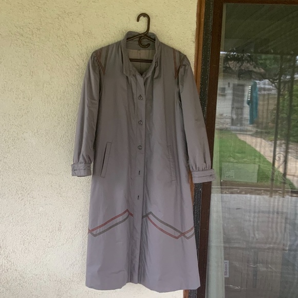 VINTAGE WINTER COAT, SUEDE-EMBELLISHED - Picture 1 of 4